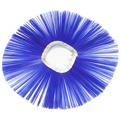 Blue Color Wafers Road Sweeper Broom For Runway Sweeping