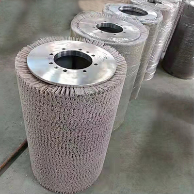 Industrial Cylindrical Brush Cleaning And Dusting Support Customized Brush Rollers