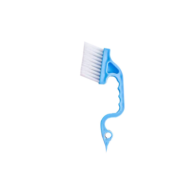Swan Shape Hand Held Plastic Window Grooves Crevice Cleaning Brush Customized Size