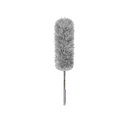 Easy To Cleaning Stainless Steel Pole And Duster Microfiber Dust Duster Flexible Brush Head