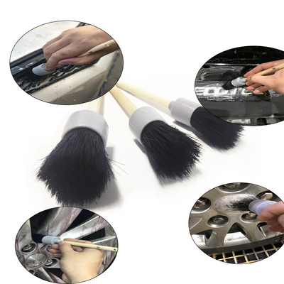 3 Pcs Auto Washing Tools Car Wash Air Outlet Cleaning Brushes