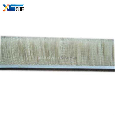 Non Silicone brush pile weather stripping Dust Proof Door Nylon Brush Seal 0.8mm Thick