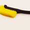 Soft Bristle Car Wheel Cleaning Brush with Long Plastic Handle