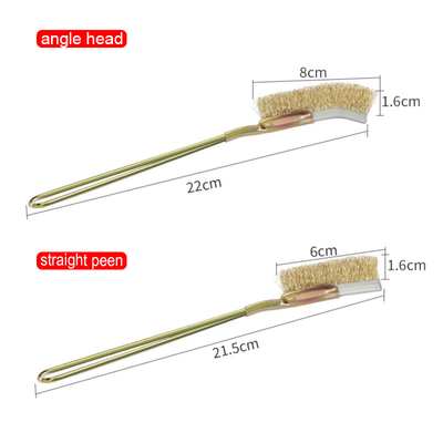 Stainless Steel Wire Brush Clean Rust Long Handle Nylon Wire