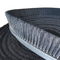 Nylon Bristles Metal Back Strip Brush With Galvanized Steel Backing