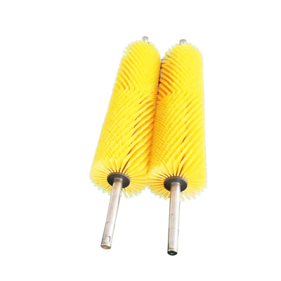 Industrial Roller Cylinder Nylon Brush For Fruits And Vegetables Cleaning