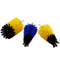 Pp Wire Car Auto Detailing Drill Brushes Set 6Pcs