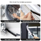 Bathroom Crevice Hard Bristle Brush Window Slot Narrow Handle Crevice Cleaning Brush