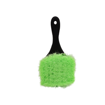 Green PP Hair Car Tire Wheel Washing Cleaning Detailing Brush For Auto Care