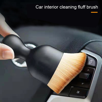 Soft Fiber Bristles Detailing Cleaning Tools Car Interior Cleaning Curved Brush