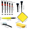 22Pcs Exterior Interior Car Wash Cleaning Tools Kit Drill Brush With Bag