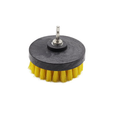 Yellow Car Nylon Drill Clean Brush For Polishing Car Wash Brush Set