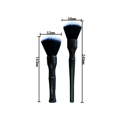 Soft Bristles And Strong Resilience Natural Hog Bristle DF Model Detailing Brush For Car Interior Cleaning