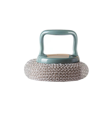Best Selling Kitchen Stainless Steel Ball Cleaning Scrubber Brush With Handle