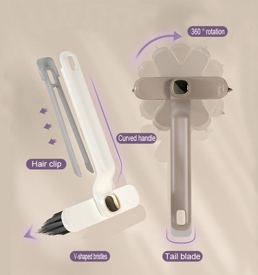 Rotary Multi-Function Slit Cleaning Brush Stiff Bristle Floor Brush