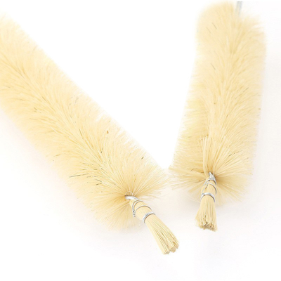 High Quality Pig Bristles And Horsehair Pipe Tube Sprial Cleaning Brush Bottle Washing Brush