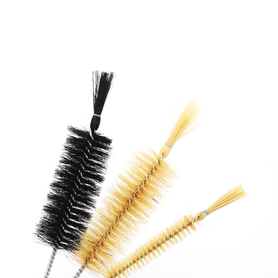 High Quality Pig Bristles And Horsehair Pipe Tube Sprial Cleaning Brush Bottle Washing Brush