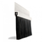 Door Sealing Black PP PVC Nylon Strip Brush Furniture Dusting Aluminum Holder