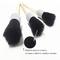 3 Pcs Auto Washing Tools Car Wash Air Outlet Cleaning Brushes