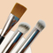 Personal Care 3pcs Concealer Brush Set With Wood Handle
