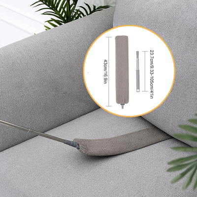 Extending Telescopic Pole Ceiling Clean Washable Microfiber Fluffy Duster